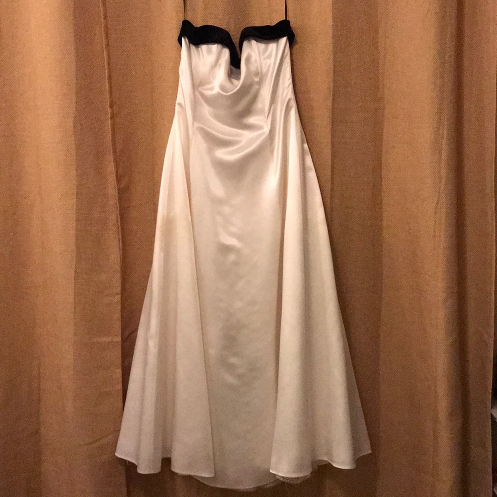 Jessica McClintock Gunne Sax satin and velvet gown 90’s vintage